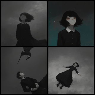 Floraclastic style, Midjourney V7: black-and-white manga comic strip