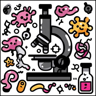 Cartoonese style, Midjourney V7: editorial illustration for popular scientific magazine cover