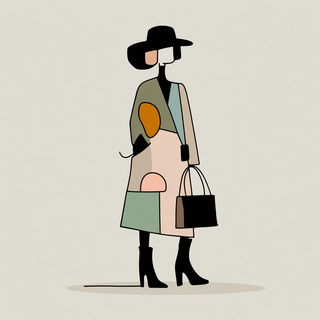 Glyphfolk style, Midjourney V7: haute-couture fashion outfit