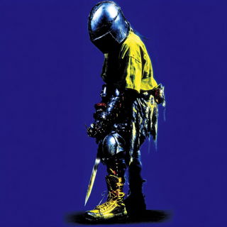 Ruinclock style, Midjourney V7: concept art character design of retropunk steam knight