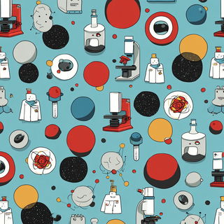 Contourama style, Midjourney V7: editorial illustration for popular scientific magazine cover