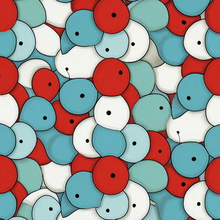 Contourama style, Midjourney V7: creative pattern composition