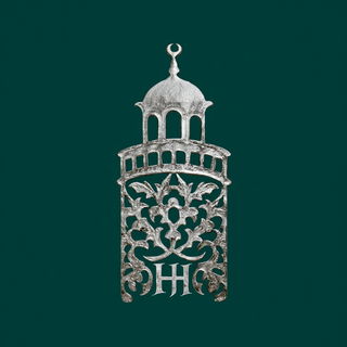 Silver Caustic style, Midjourney V7: bold minimalist logo design for Istanbul city municipal services