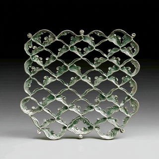 Silver Caustic style, Midjourney V7: creative pattern composition