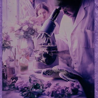 Ivyphotic style, Midjourney V7: editorial illustration for popular scientific magazine cover