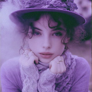 Ivyphotic style, Midjourney V7: photographic portrait of female protagonist