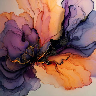Orchestrion Veinwork style, Midjourney V7: abstract 3D render