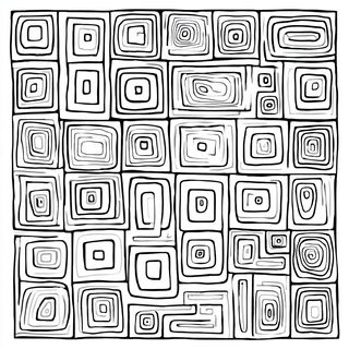 Whitefield Labyrinth style, Midjourney V7: creative pattern composition