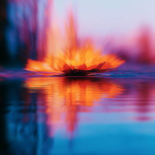 Afterimage Tide style, Midjourney V7: creative pattern composition
