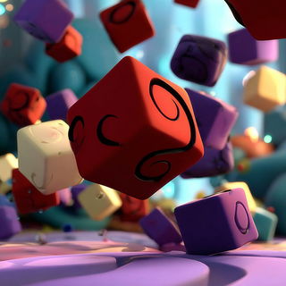 Cloudherald style, Midjourney V7: abstract 3D render