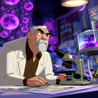 Cloudherald style, Midjourney V7: editorial illustration for popular scientific magazine cover
