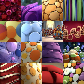 Cloudherald style, Midjourney V7: creative pattern composition