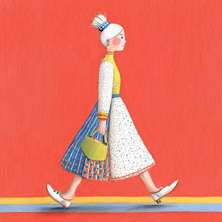 Paintmark Menagerie style, Midjourney V7: haute-couture fashion outfit