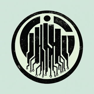 Panel Orbitism style, Midjourney V7: bold minimalist logo design for Istanbul city municipal services