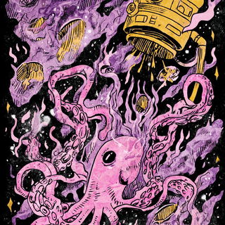 House Zarkhollow style, Midjourney V7: editorial illustration for popular scientific magazine cover