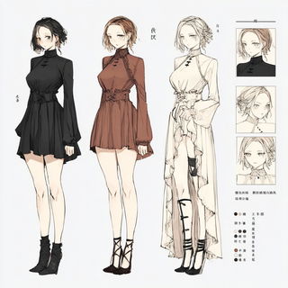 Glaciographica style, Midjourney V7: haute-couture fashion outfit