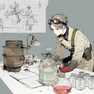 Glaciographica style, Midjourney V7: editorial illustration for popular scientific magazine cover
