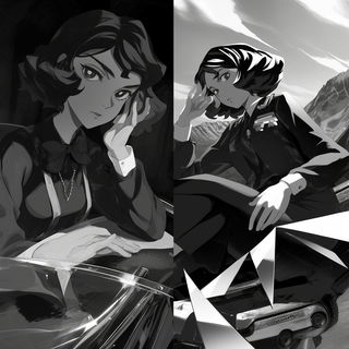 Glaciographica style, Midjourney V7: black-and-white manga comic strip