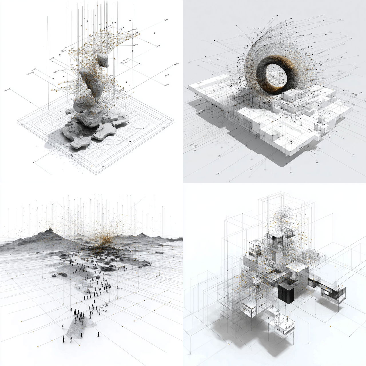 Cortical Terrain style, Midjourney V7, render 1 of 4