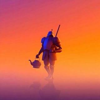Terraglowism style, Midjourney V7: concept art character design of retropunk steam knight