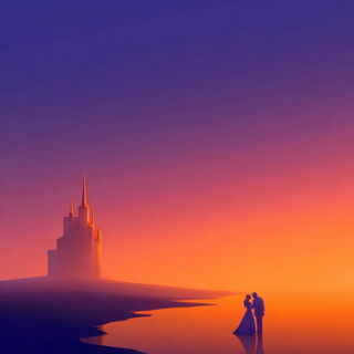 Terraglowism style, Midjourney V7: retro fairy-tale illustration
