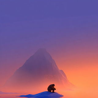 Terraglowism style, Midjourney V7: editorial illustration for popular scientific magazine cover