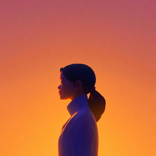 Terraglowism style, Midjourney V7: photographic portrait of female protagonist