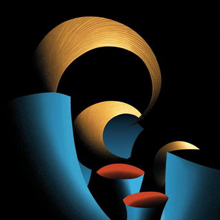 Goldwater Anachorism style, Midjourney V7: creative pattern composition