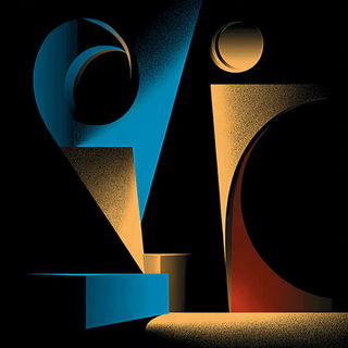 Goldwater Anachorism style, Midjourney V7: typographic composition with large letters