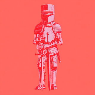 Maskgrain style, Midjourney V7: concept art character design of retropunk steam knight