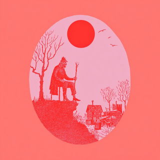 Maskgrain style, Midjourney V7: retro fairy-tale illustration