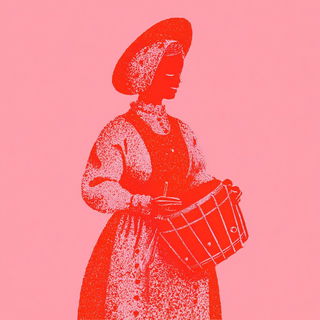 Maskgrain style, Midjourney V7: traditional folk art