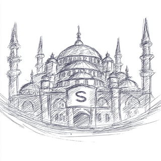 Graphitogravure style, Midjourney V7: bold minimalist logo design for Istanbul city municipal services