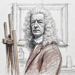 Graphitogravure style, Midjourney V7: classical 18th-century oil painting