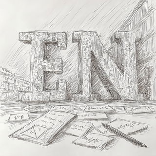 Graphitogravure style, Midjourney V7: typographic composition with large letters