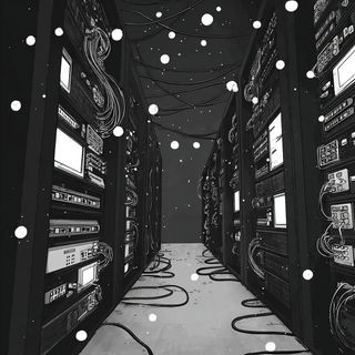 Pulpmoon style, Midjourney V7: technical infrastructure blueprint schematics