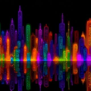 Ultraviolet Stroke Rivers style, Midjourney V7: megacity with futuristic bioarchitecture