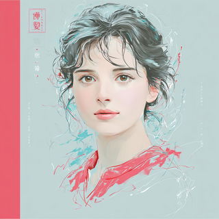 Nuwa Cloudseal style, Midjourney V7: photographic portrait of female protagonist