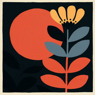 Forgecut Iconics style, Midjourney V7: creative pattern composition