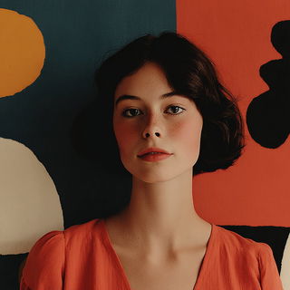 Forgecut Iconics style, Midjourney V7: photographic portrait of female protagonist
