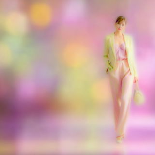 Marlflower style, Midjourney V7: haute-couture fashion outfit