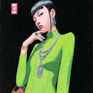 Densitotype style, Midjourney V7: haute-couture fashion outfit
