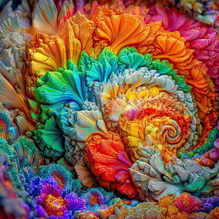 Pigment Serpent style, Midjourney V7: creative pattern composition