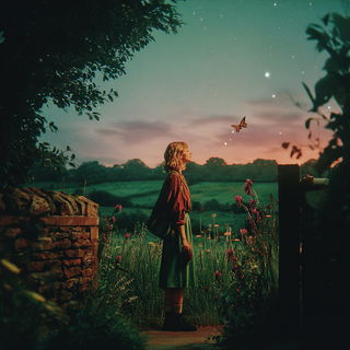 Occlusion Lantern style, Midjourney V7: retro fairy-tale illustration