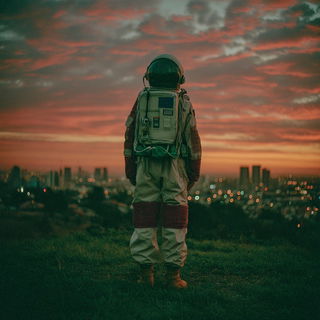 Occlusion Lantern style, Midjourney V7: cinematic shot from sci-fi movie