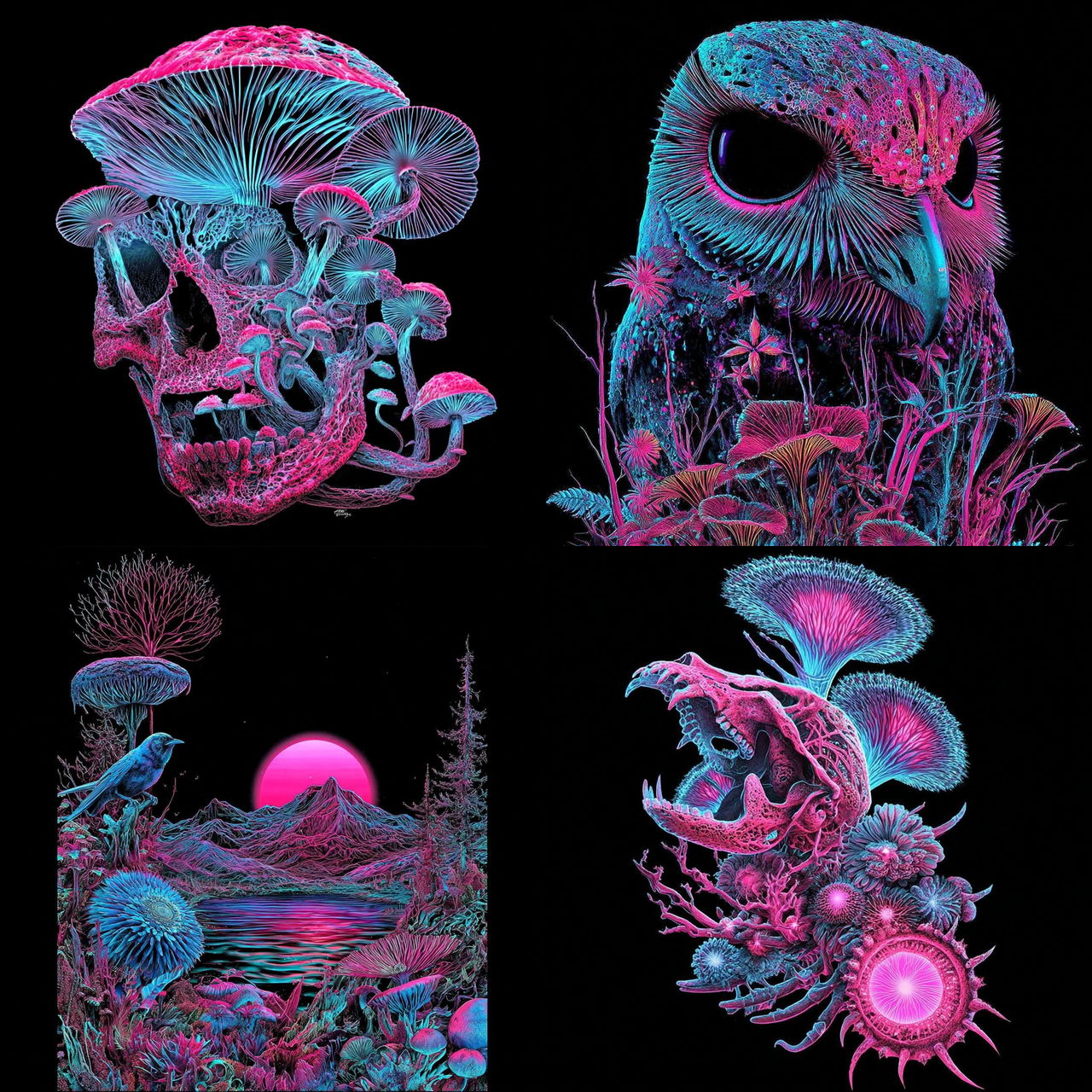 Chromolitho Topographies style, Midjourney V7, render 1 of 4