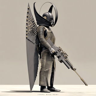 Sandcut Monoliths style, Midjourney V7: concept art character design of retropunk steam knight