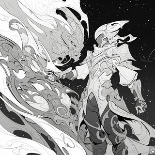 Tuffface style, Midjourney V7: black-and-white manga comic strip