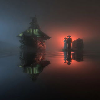 Aurumfog style, Midjourney V7: classical 18th-century oil painting
