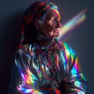 Prismsmoke style, Midjourney V7: traditional folk art